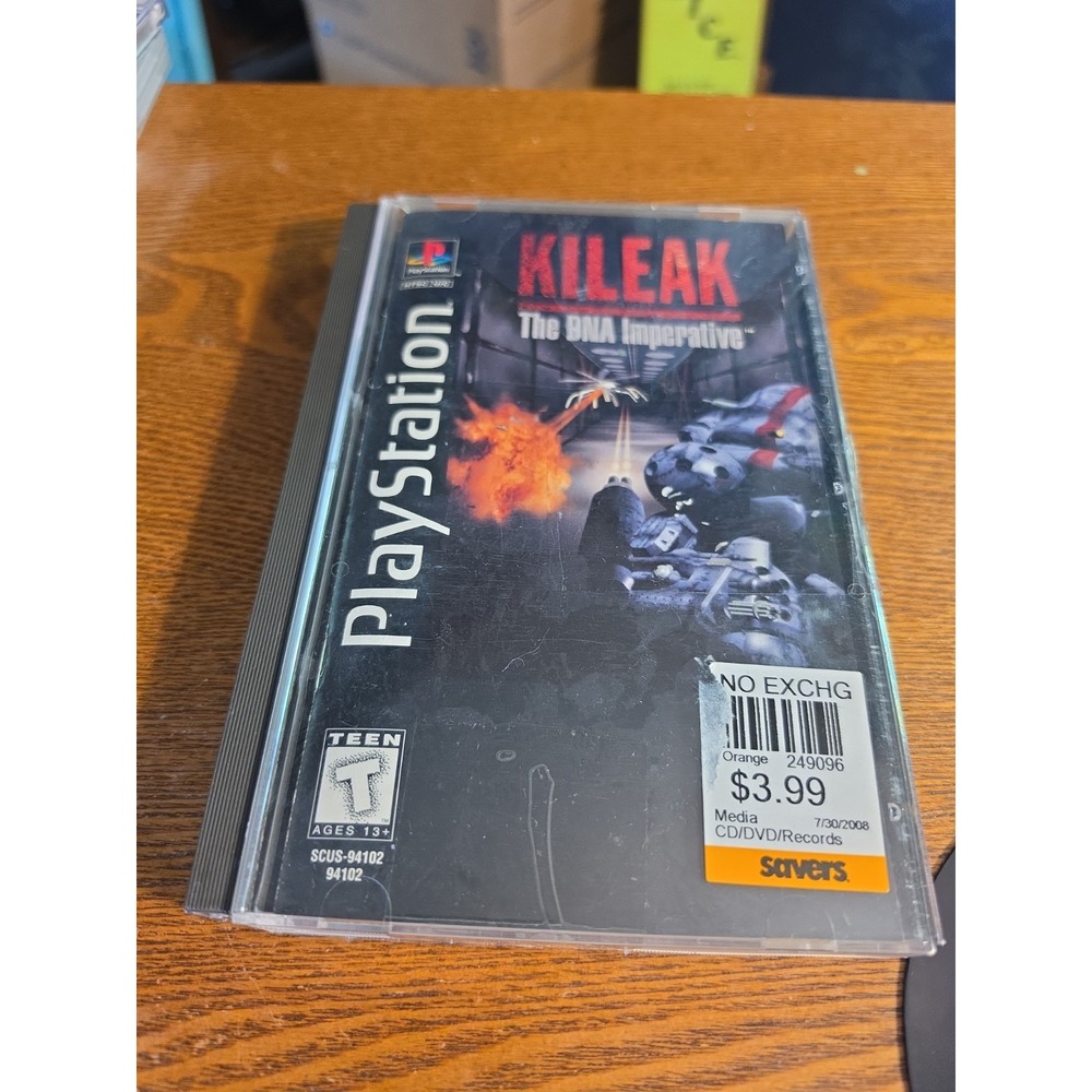Kileak: The DNA Imperative (Sony PlayStation‎ 1 Long Box) No Tested